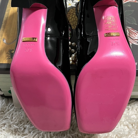 New Authentic Gucci Women's Taide Double Buckle Pumps - Picture 9 of 16